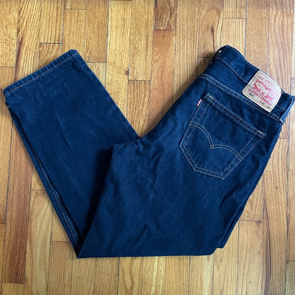 Levi's Men's Dark Indigo Straight Jeans